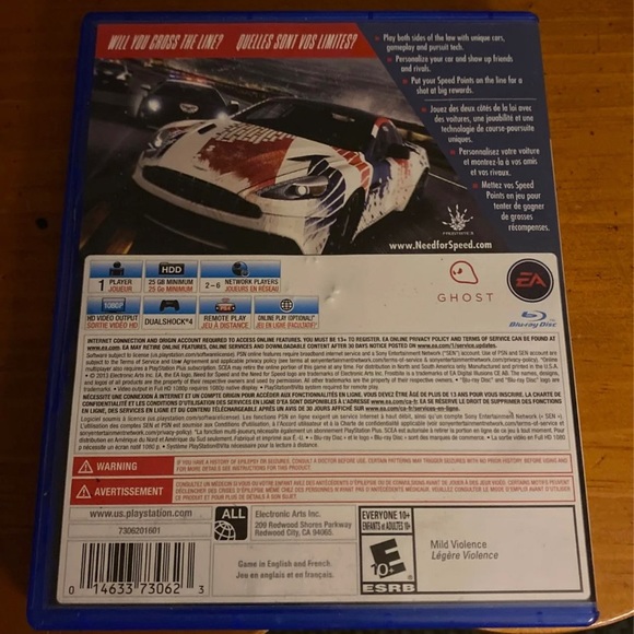 Need for Speed Rivals ps4 SOLD - Picture 2 of 3